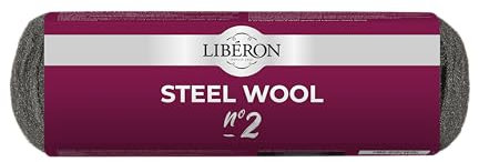 Libéron Steel Wool - Ideal For Heavy Cleaning - Perfect For Paint & Varnish Removal - Removes Rust - Grade 2 (Medium) - 250g