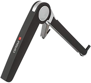 Contour Laptop Stand | Lightweight and Pocket Sized Laptop Riser| Fits all Laptops up to 17” | Holds up to 4,9 kg | Aluminium