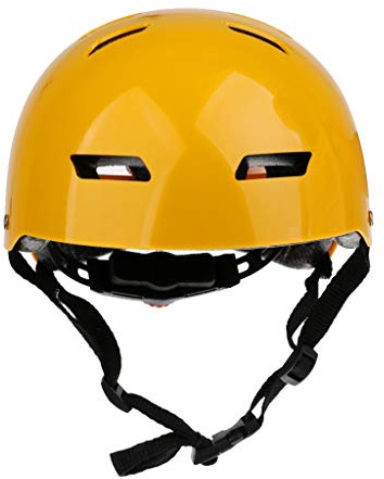 Tubayia Adjustable Safety Helmet for Kayak, Canoe, Rafting, Boat, Surfing - Kids & Adults, Unisex - Yellow