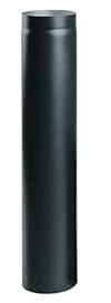 Ofenrohr Rauchrohr Kaminrohr Stahlrohr Rosette Wandfutter Bogen T-Stück Schwarz DN 150 mm (Rohr 250 mm)