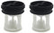 2pcs Filtro de Pelusas Lavadora, Conjunto de Filtro de bomba de lavadora, Filtro de pelusa de repuesto, Colador para lavadora para Bauknecht Whirlpool 481248058385 Indesit C00312342