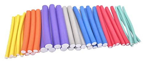 PACKOVE 42 Pièces Bâtons de Curling Flexibles pour Rollers pour Boucles pour Types Couleur Aléatoire