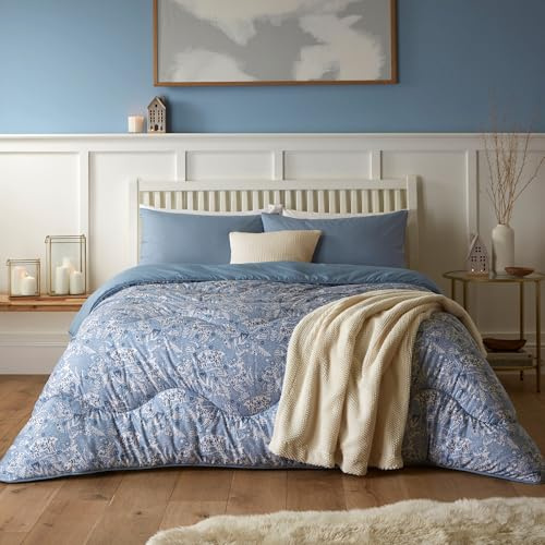 Night Lark Coverless Duvet and Pillowcase Set, Autumn Collection – Coverless Duvet Single 10.5 Tog with Advanced Smartfil® Fibre, Machine Washable, Hypoallergenic – Winter Woodland, Single Bed Size