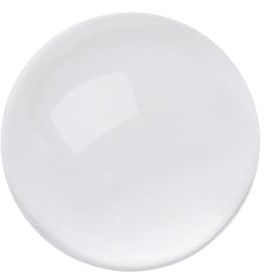 Toyvian Sfera di Cristallo Trasparente per Feng Shui e Meditazione Palla di Vetro per Fotografia e Decorazione Casa Ufficio