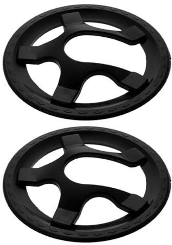 Abaodam Protector de Plato de Bicicleta de Montaña 5 Orificios, Cubierta de Manivela de Plástico Resistente, 34 Dientes, 2 Piezas, Accesorio para Protección de Cadena y Bielas en Ciclismo