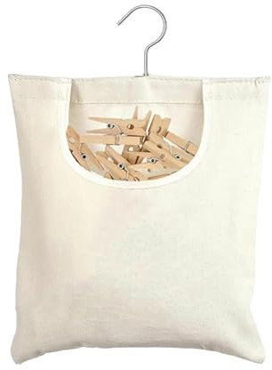 volumoon Bolsa para Pinzas de Tender la Ropa, Bolsa para Pinzas de Ropa - 32 x 28 cm (B)
