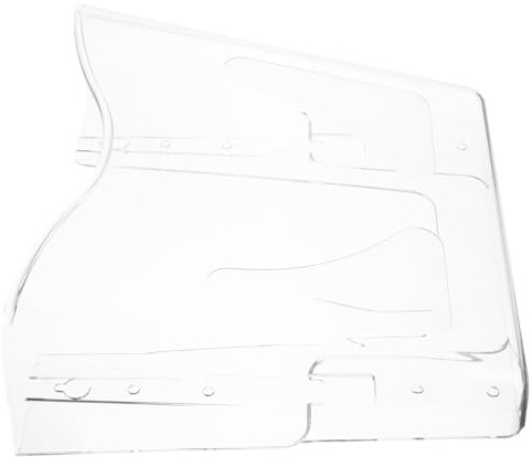 SAFIGLE Portariviste da Parete in Acrilico Trasparente Design a V, Salvaspazio e Minimalista, Espositore per Documenti per Casa e Ufficio