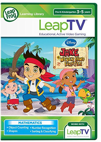 LeapFrog LeapTV Learning Game Disney Jake and The Never Land Pirates The Mystery Treasure Map
