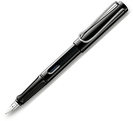 LAMY Safari Black Fountain Pen with Left Handed Nib