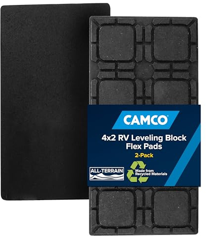 Camco 44601 8.5 x 17 Leveling Block Non Slip Pad