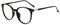 Firmoo Blaulichtfilter Brille ohne Sehstärke für Damen/Herren, Anti Blaulicht UV Schutzbrille, TR Vollrandbrille gegen Augenbelastung Entspiegelte Nerdbrille Schwarz