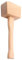Wooden Mallet Carpenters Tool Wood Carving Mallet with Ergonomic Handle for Professional DIY Carpentry Making