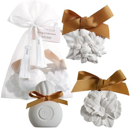 Pochon de 3 décors parfumés - Fleur d'Oranger