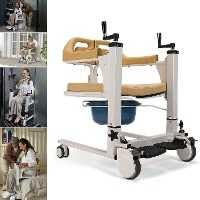 Sedia per trasferimento pazienti, ruote da bagno multifunzionali per anziani disabili - Sollevatore per assistenza a persone paralizzate e disabili - Vasca da bagno comoda inclusa