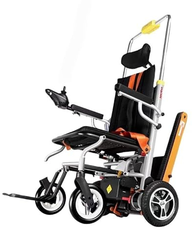 Carrello elettrico per scale, pieghevole, per un carico sicuro fino a 165 kg, ideale per anziani, pazienti disabili e trasferimento merci