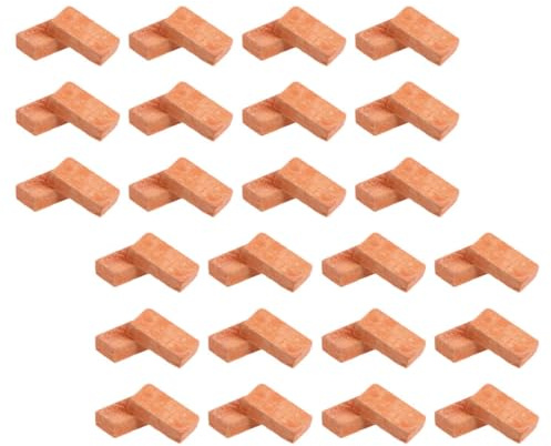 Homoyoyo 35, Lot de 60 Pièces pour Maison de Poupée, Micro-Paysage et Maquettes DIY, Briques Miniatures pour Décoration de Table de Sable et Loisirs Créatifs