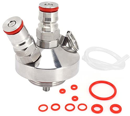 Mini fût Kit de distributeur de bière, boule en acier inoxydable, distributeur de bière, connexion de soupape de décharge, outil pratique de brassage de vin étanche