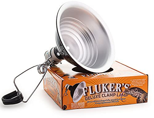 Fluker's Repta-Clamp Lamp, Heavy Duty, UL/CUL Approved, with On/Off Switch for Reptiles, 8.5