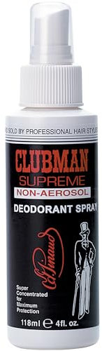 Clubman Non-Aerosol Deodorant Spray, 4 Ounce by Clubman