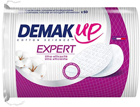 Demak'Up Duo+ - Dischetti struccanti, confezione da 50, ovali, lotto di 4