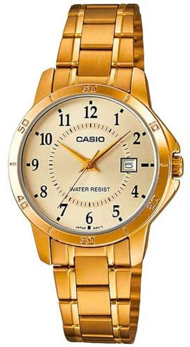 Casio Uhr mit japanischem Quarzuhrwerk Woman LTP+V004G.9B 30 mm