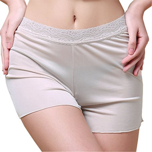 Paradise silke kvinnor stickad spets midjeband pojke ben legging shorts