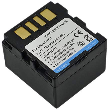 Amsahr BT-JVCBNVF707-1CT Numérique Remplacement Caméra/Caméscope Batterie pour Jvc Bn-Vf707/Gz: D240/D270/Df420/Df470/Gr: D239/D240 Gris