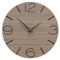 CalleaDesign - Smile Wanduhr, handgefertigt in Italien, 30 cm, elegant und leise, hohe Qualität, perfekte Geschenkidee [Canaletto Nussbaum und Schokoladenholz].