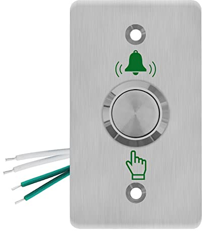 GAGALOR Waterproof IP67 Door Bell Button Switch Stainless Steel NO&NC Output