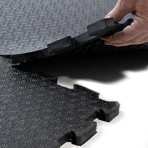 KARAT Tapis d'Écurie en Caoutchouc neuf vulcanisé, Revêtement de Sol Puzzle Antidérapant pour Stalles et Logement des Animaux, Confort Isolation Résistant, sans substances nocives, 20 mm | 120x80 cm