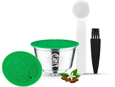 for Dolce Gusto Reusable Pods Stainless Steel Metal Refillable Coffee Capsule Filter Refill Pod Compatible with Dolce Gusto Piccolo & Genio S Machine
