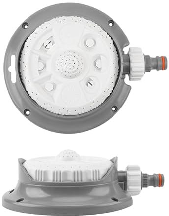 8-Funktionen Rasensprenger Sprinkler auf Standfuß White line 60m²