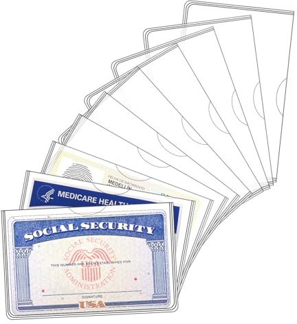 10 unidades de fundas para tarjetas electrónicas de plástico duro, fundas transparentes para tarjetas de depósito, funda protectora para tarjetas, funda protectora de plástico duro, fundas para