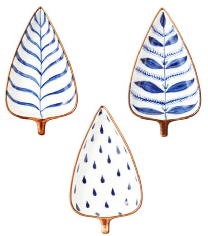 KICHOUSE 3piezas Plato De Condimentos De Bajo Esmalte Platos Para Servir Comida Salsas y Condimentos Para Aperitivos