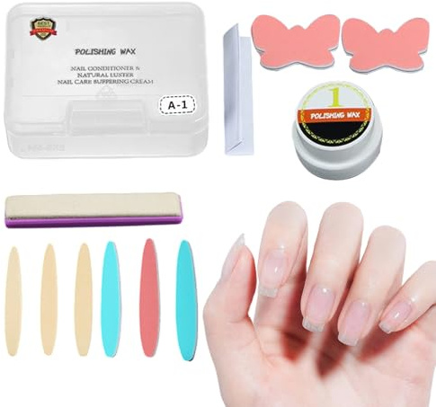 Lucidante e Buffer per Unghie Riparatrice E Rinforzante Manicure