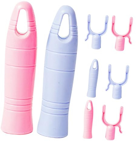 TOBBOMEY 4 set Accessori per Bastoni Appendini in Plastica Resistenti Forchette e Manici Sostitutivi per Asta Armadio e Stendino Campeggio Supporto Stabile per Bastoni Tende Interni e Abiti