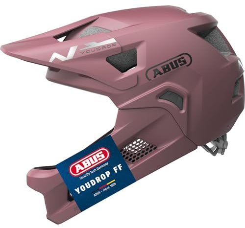 ABUS MTB-Casco YouDrop FF, Rojo, Talla S