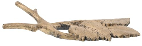 OUNONA Sacazapatos de Hierro Fundido Diseño de Rama de Árbol Dorado, Herramienta Estable y Decorativa para Quitar Botas en Sala de Estar U Oficina