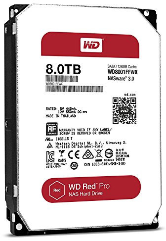 WD Pro 8 TB Nas Hard Drive - Red