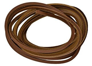 Cordones de Cuero para Zapatos, Botas, Boots 120cm, Cuero Marrón, 120