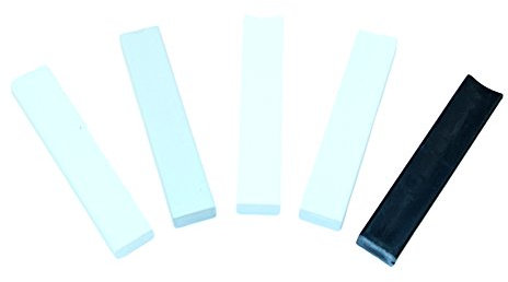 SN-TEC Hartwachs Sortiment für RAL-Töne, Weiß, Grau und Schwarz (Set mit 5 Stangen)