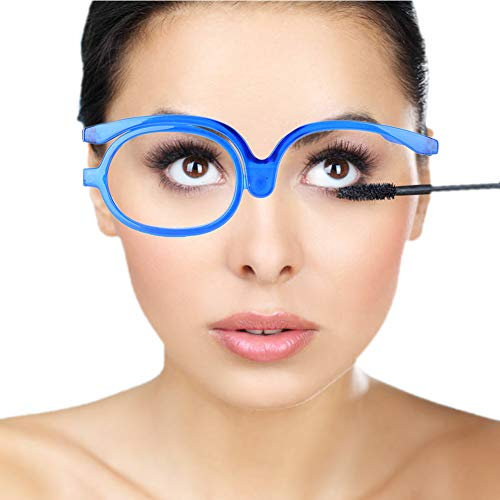 Occhiali da vista, Occhiali da lettura per trucco da donna, Occhiali da trucco rotanti per occhiali Flip Make Up, Occhiali da trucco, Occhiali per occhiali da vista con lenti ingrandenti(#5)