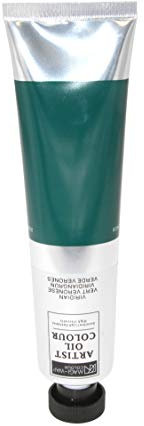 Artist Ölfarbe, 200 ml Großtuben in 30 Farben, feine Künstlerqualität (21-viridiangrün)