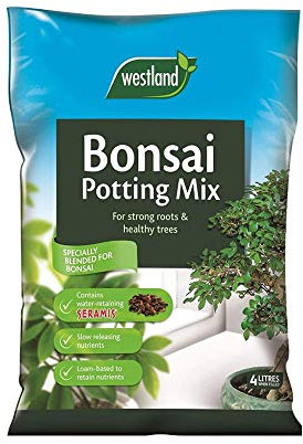 Garden & Outdoors Westland Compost pour rempotage de bonsaï et enrichi avec Seramis 4 l