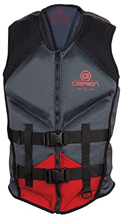 O'Brien Recon Men's Neoprene CGA Life Jacket, Red, 2X-Large