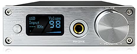 RSGK BT 5.0 DAC Digital To Analog Converter TPA3116D2 Sound Power Amplifier 5.0 DAC HiFi Stereo Audio Class with USB/Optical Fiber/Coaxial/RCA/6.35mm Interface