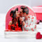 Transparent Gift Bola de Nieve Personalizada con Foto. Globo con Copos Corazones. Marcos de Fotos Originales. Regalos Personalizados para Familiares, Amigos o Pareja. Regalos San Valentín, Aniversario