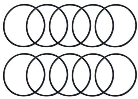 10Pcs 3.5 O.D. Replacement O-Ring for Reverse Osmosis Water Filter Housings, Black O-Ring Set