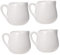 CIYODO 4pcs Ceramic Sauce Jugs Mini Milk Jug with Handle Spout Kitchen Sauce Container for Gravy and Design