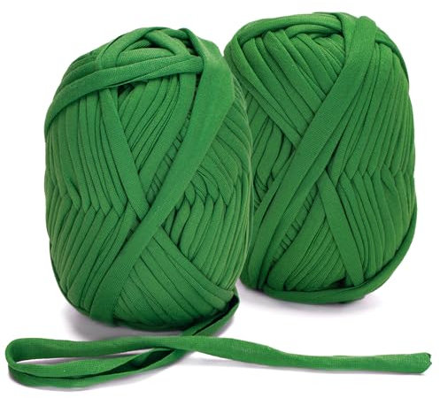 KINGLAKE 2 Rolle 30M Pflanzenbinder Weich, 2.2cm Pflanzenband Grün, Elastisches Garten Schnur, Baumanbinder, Baumband, Pflanzen Befestigung für Fixierung Kletterpflanzen, Tomate, Rose, Gurke